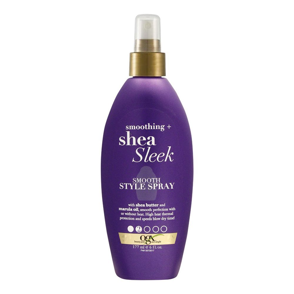 OGX Smoothing + Shea Sleek Smooth Style Hair Spray, No. 2, 177ml