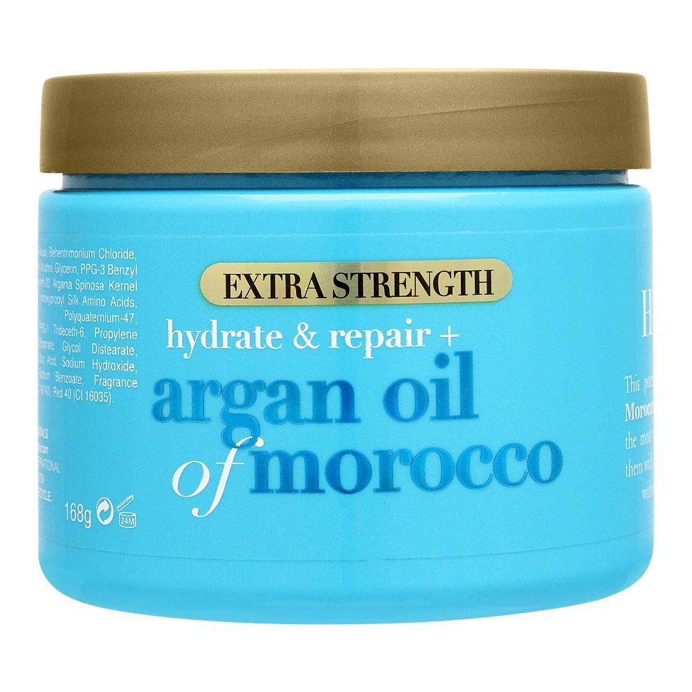 OGX Hydrate & Repair + Argan Oil Of Morocco Hair Mask, Extra Strength, 168g