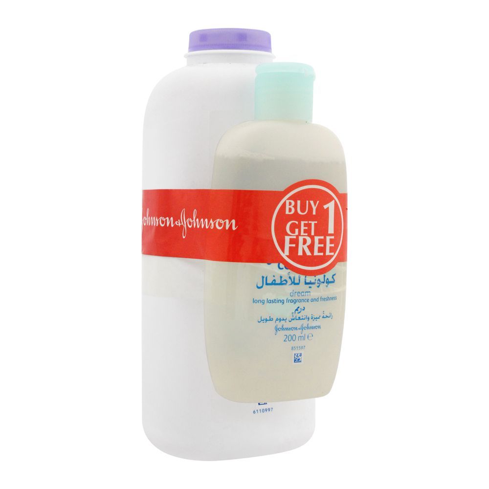 Johnson's Sleep Time Baby Powder 500g+ FREE Baby Cologne