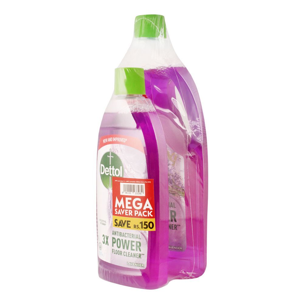 Dettol Multi-Purpose Lavender Cleaner, Mega Saver Pack, 1000ml