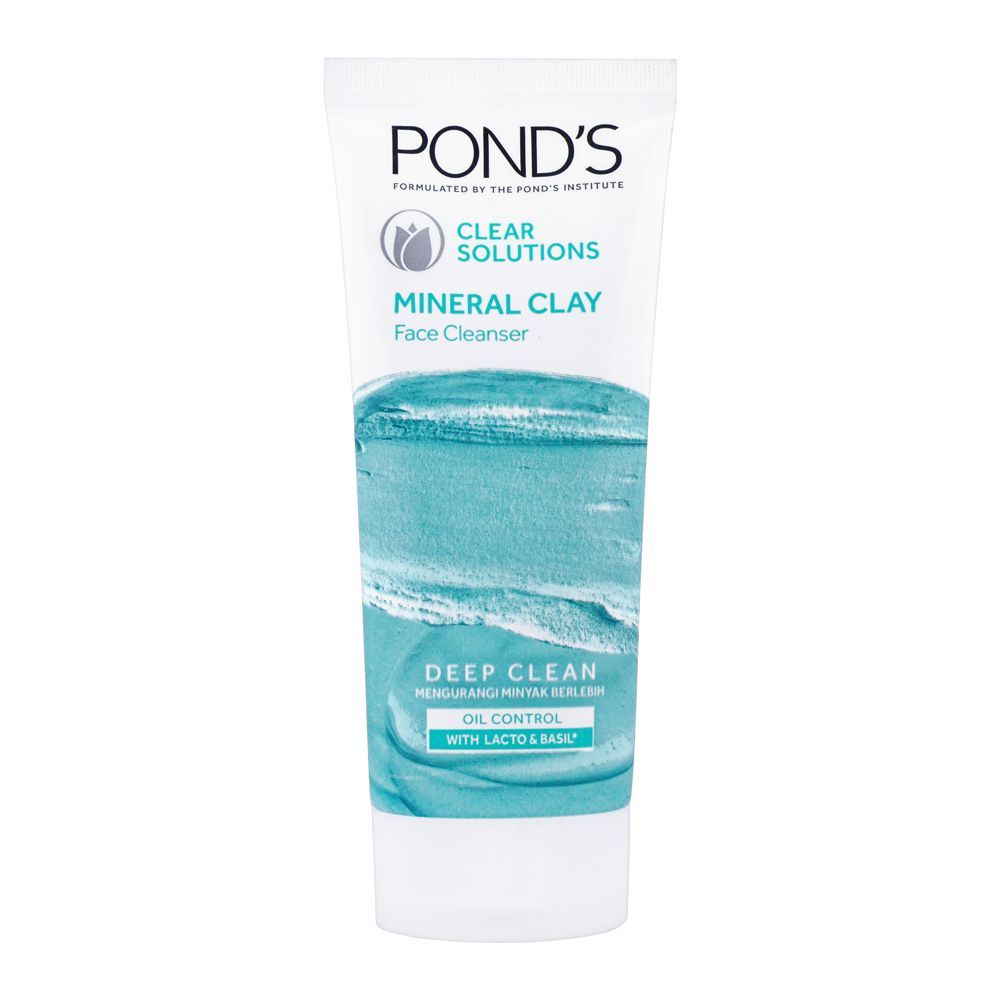 Pond's Clear Solutions Mineral Clay Deep Clean Face Cleanser, 90g