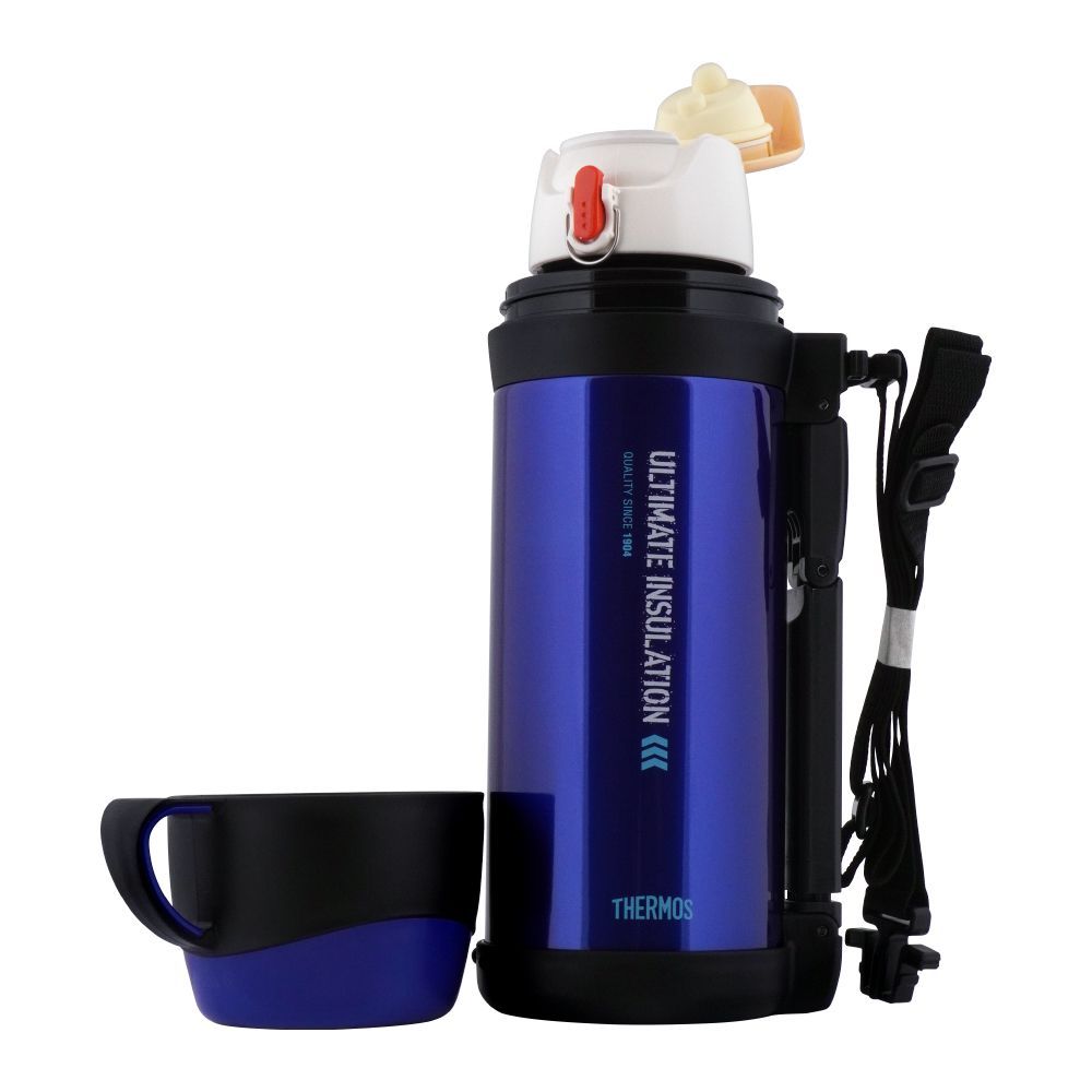 Thermos Water Bottle, 1 Liter, Blue, FFW-1000 BL