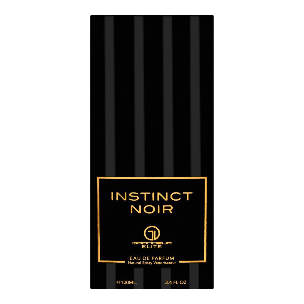 Grandeur Elite Instinct Noir Eau De Parfum, Fragrance For Men, 100ml