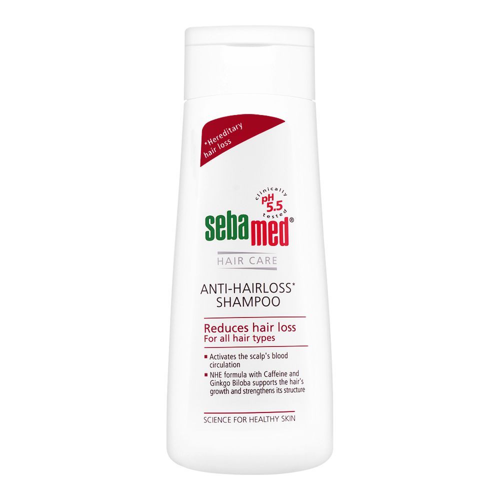 Seba Med Hair Care Anti-Hairloss Shampoo, All Hair Types, 200ml