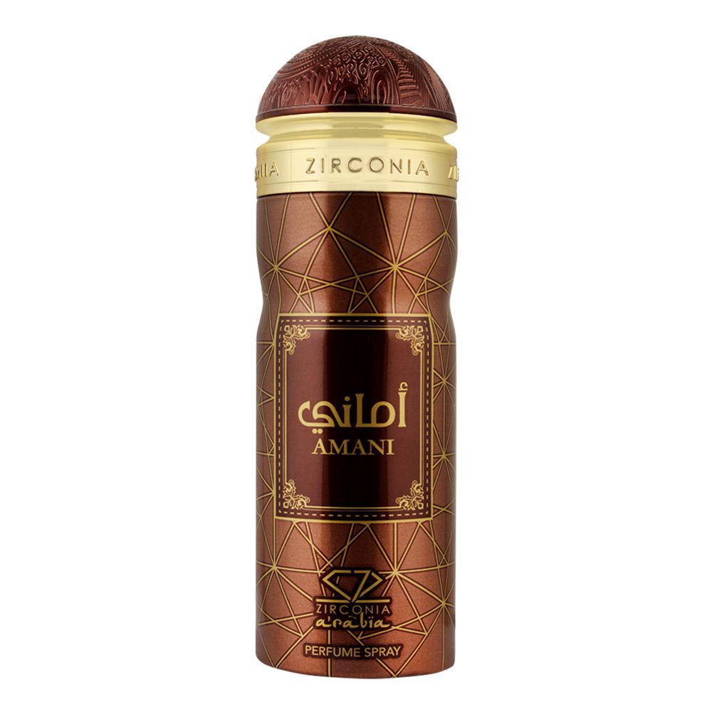 Zirconia Amani Perfume Body Spray, 200ml