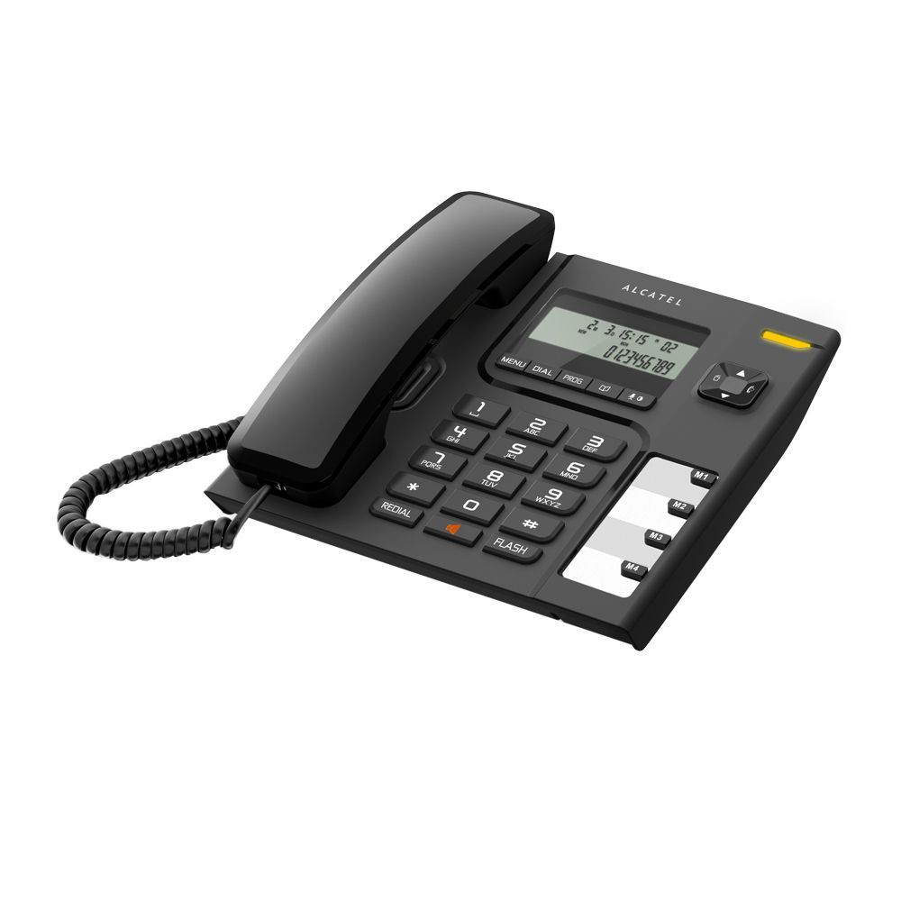 Alcatel Corded Landline Telephone, Black, T56 EX