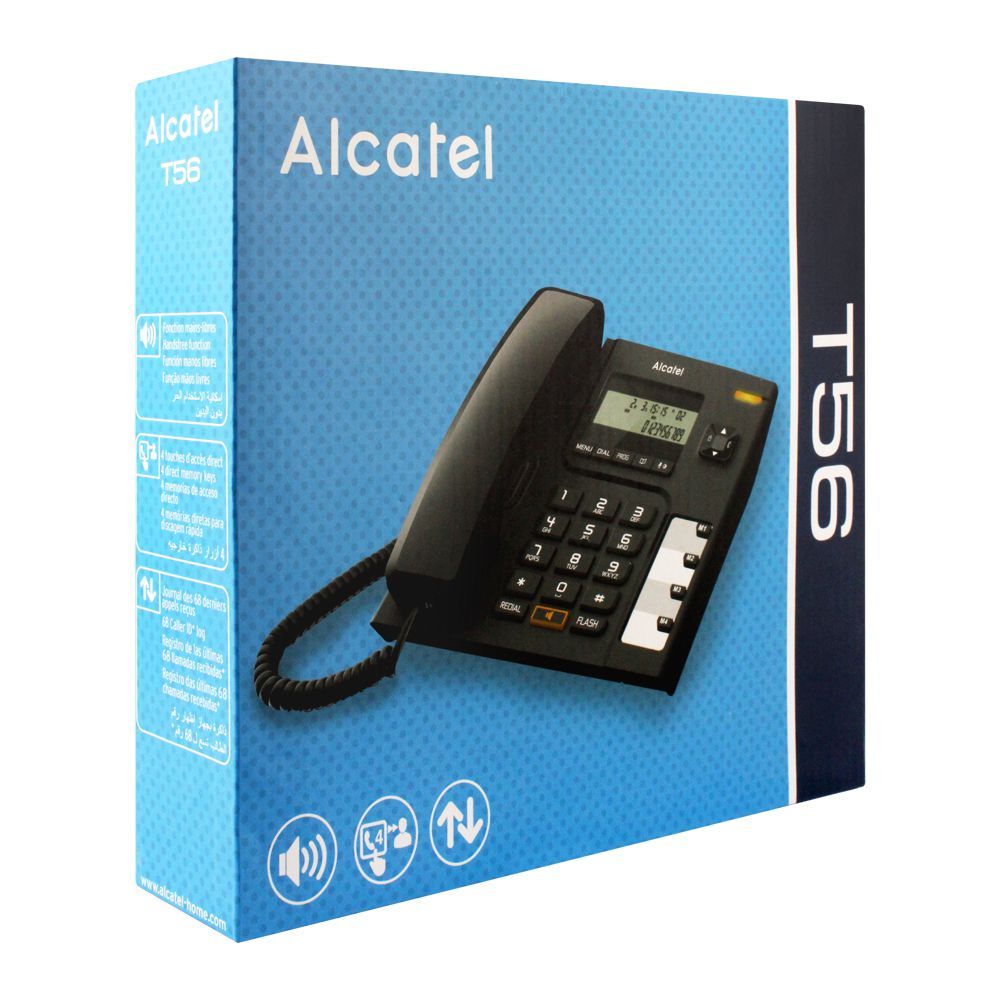 Телефон проводной alcatel t56 обзор