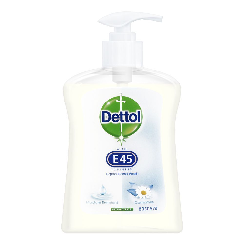 Dettol E45 Camomile Moisture Enriched Hand Wash, UK, 250ml