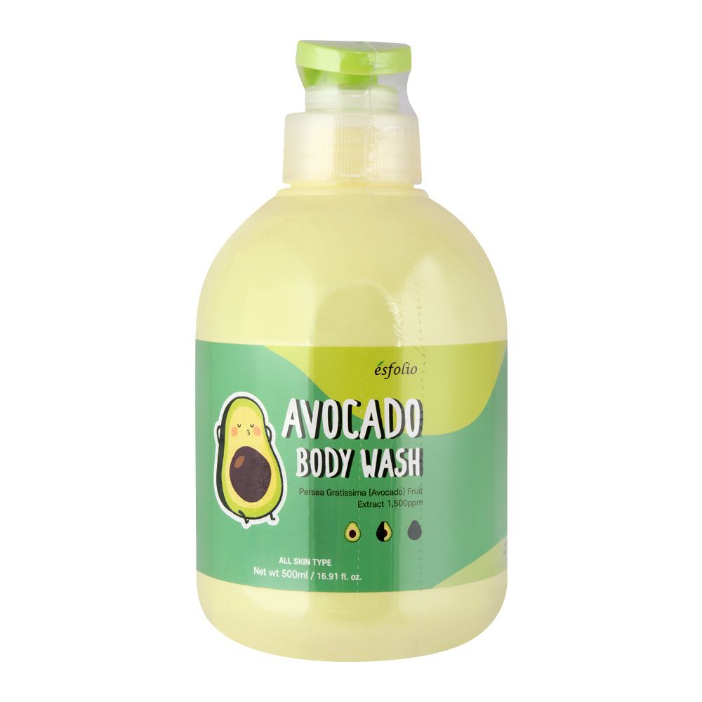 Esfolio Avocado Body Wash, All Skin Type, 500ml