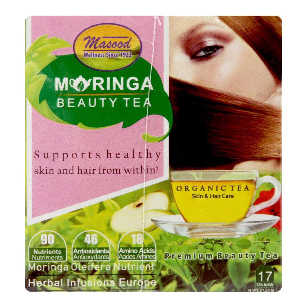 Purchase Masood Moringa Beauty Tea 17 Tea Bags Online At Special Price