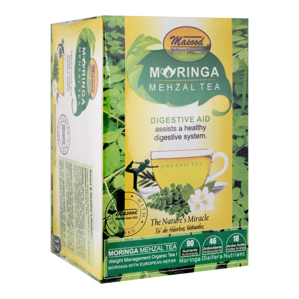 Masood Moringa Mehzal Tea, 17 Tea Bags