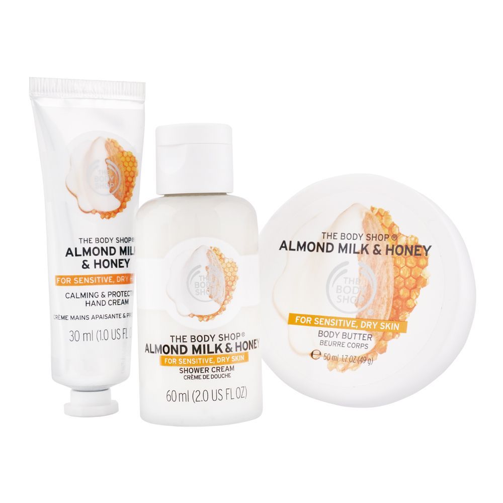 The Body Shop Soothing Almond Milk And Honey Gift Bag, 97757