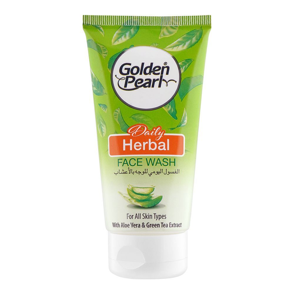 Golden Pearl Daily Herbal Face Wash, For All Skin Types, 150ml