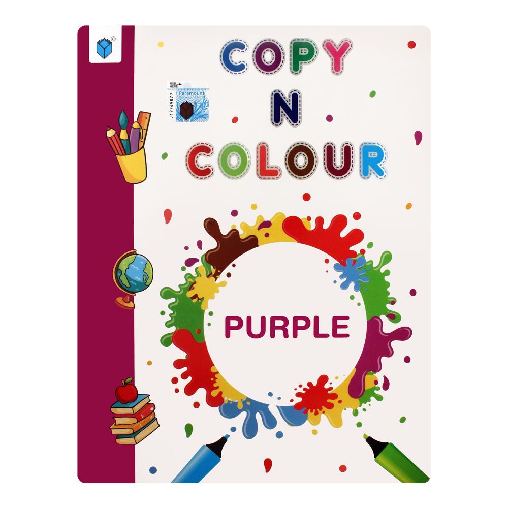 Copy N Colour (Purple) Book