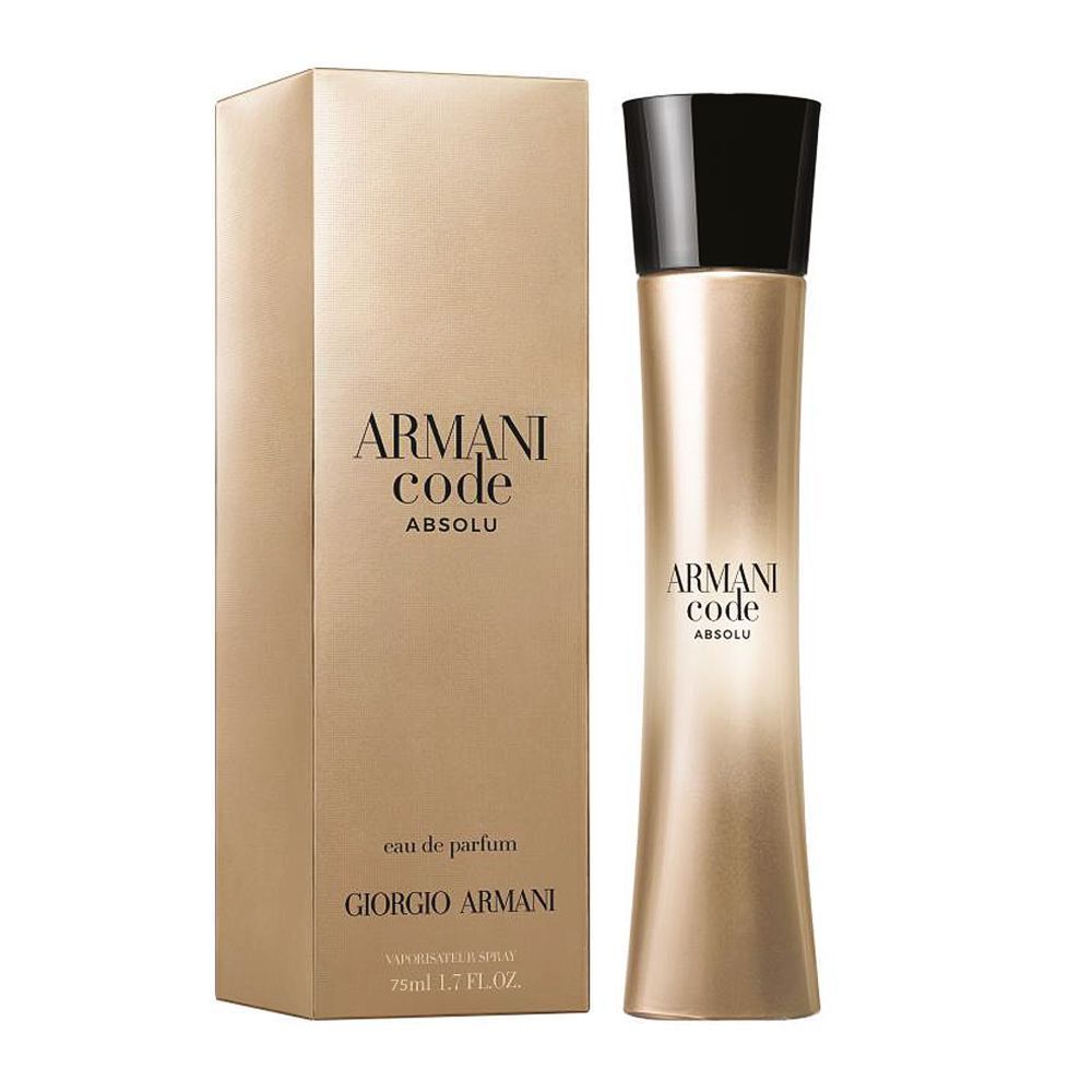 Giorgio Armani Code Absolu Eau De Parfum, Fragrance For Men, 75ml