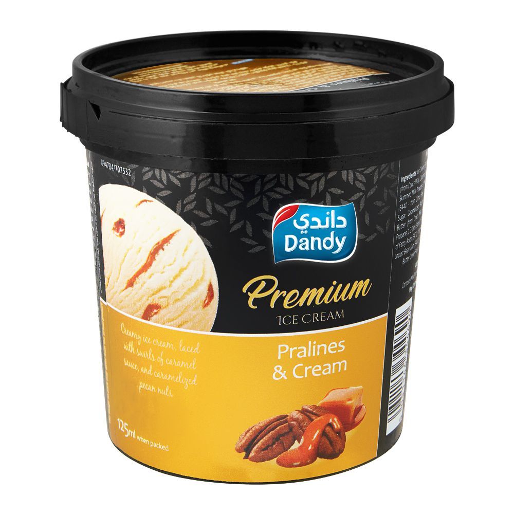 Dandy Premium Pralines & Cream Ice Cream 125ml