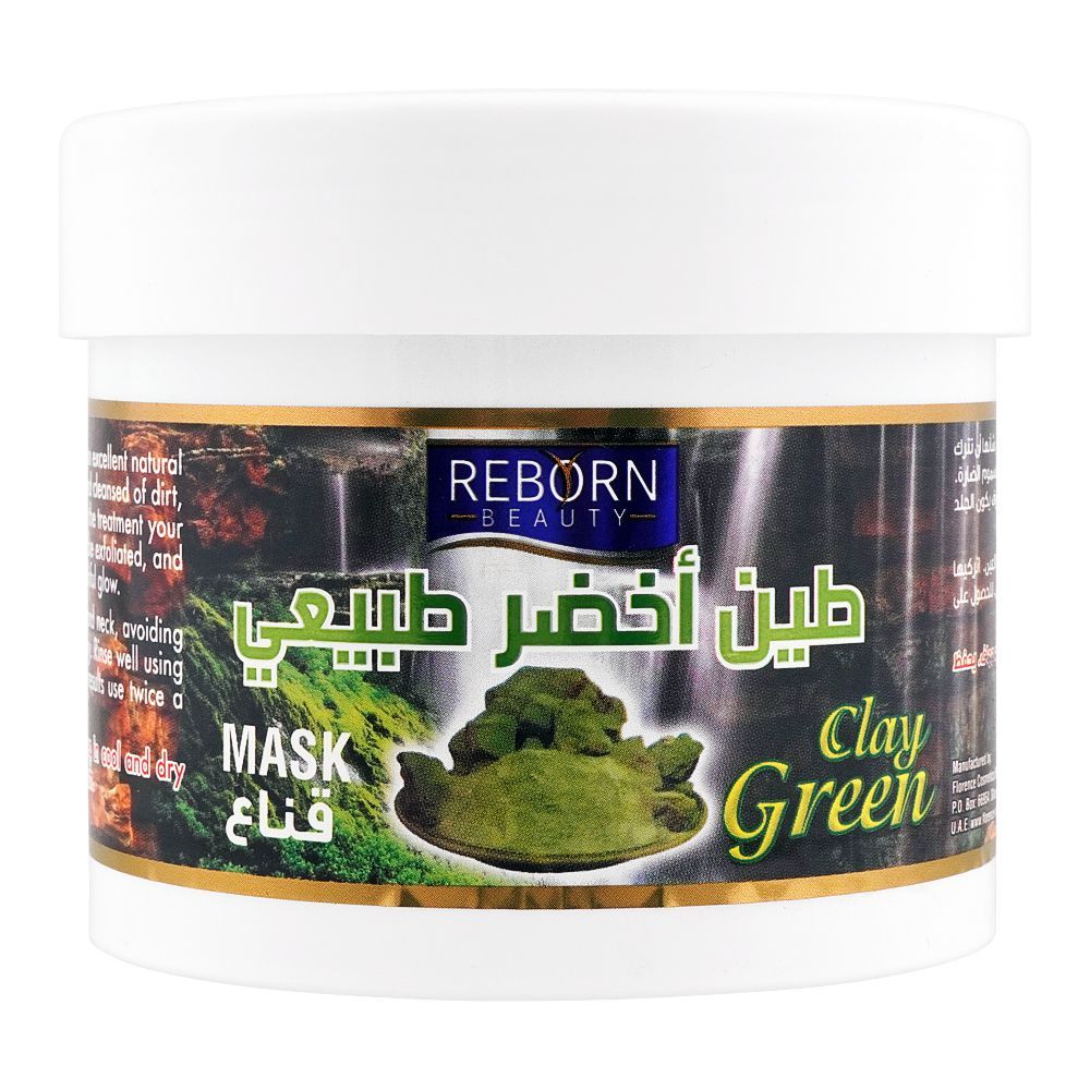 Reborn Beauty Green Clay Mask, 500ml