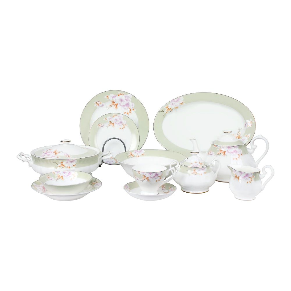 PMP Royal China Dinner Set, 85 Pieces, YS03