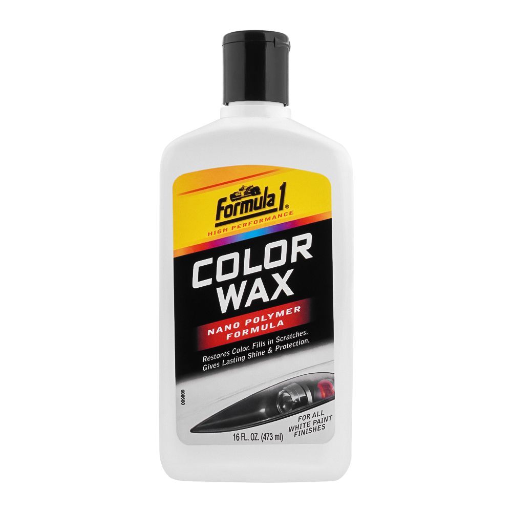 Formula 1 Color Car Wax, For All White Paints, 473ml