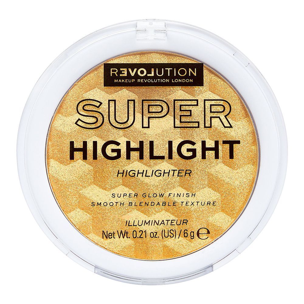 Makeup Revolution Relove Super Highlight Highlighter, Gold