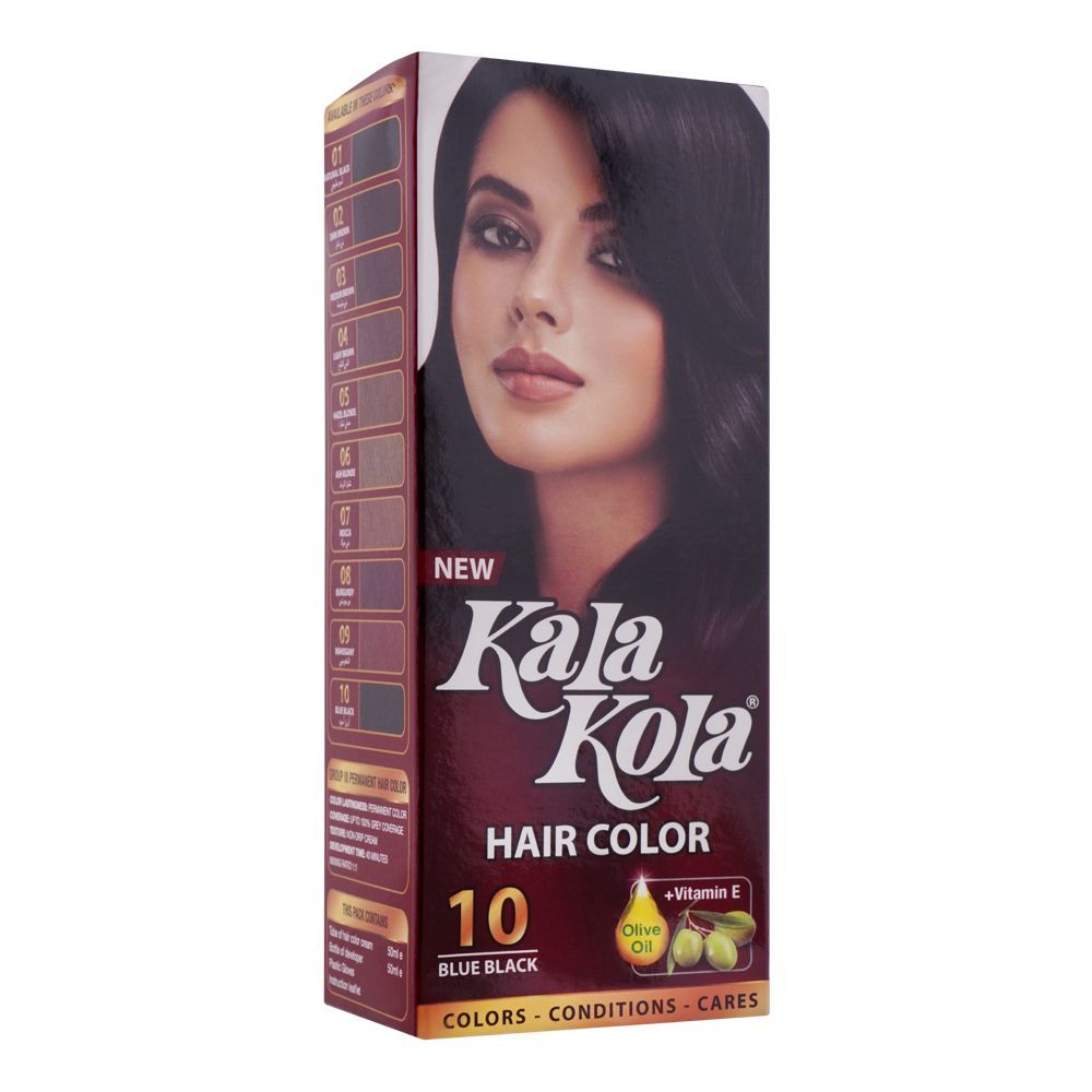 Kala Kola Hair Colour, 10 Blue Black