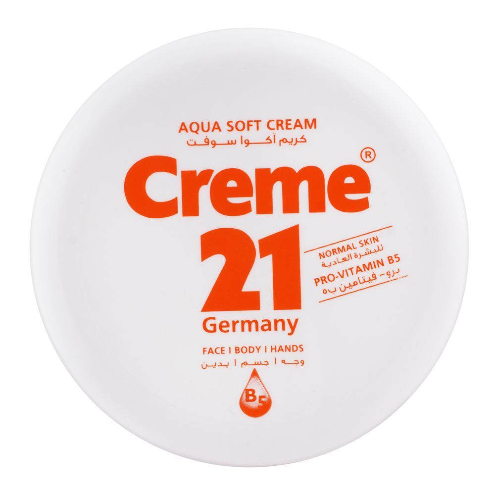 Creme 21 Aqua Soft Cream, Normal Skin, 250ml