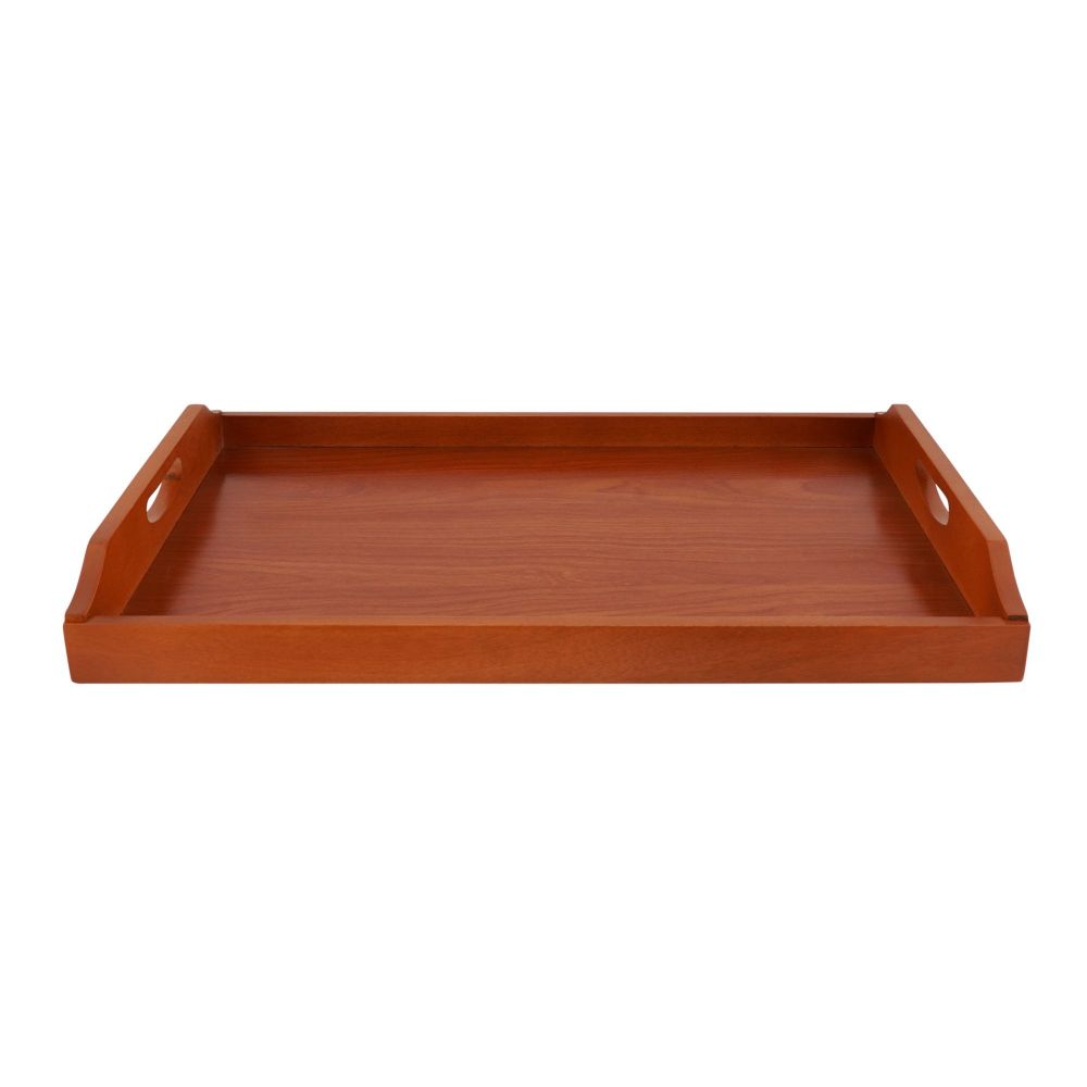 Amwares Mango Wood Wooden Tray, Large, 17x11 Inches, 009014