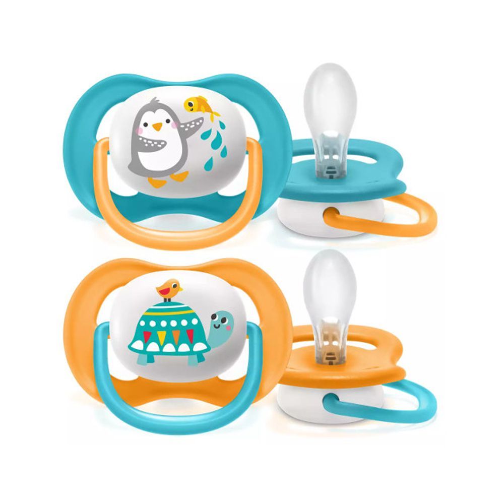 Avent Ultra Air Animals Soothers, 2-Pack, 6-18m, SCF080/07