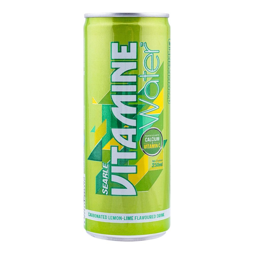 Vitamin Water Carbonated Lemon-Lime Drink Can, 250ml