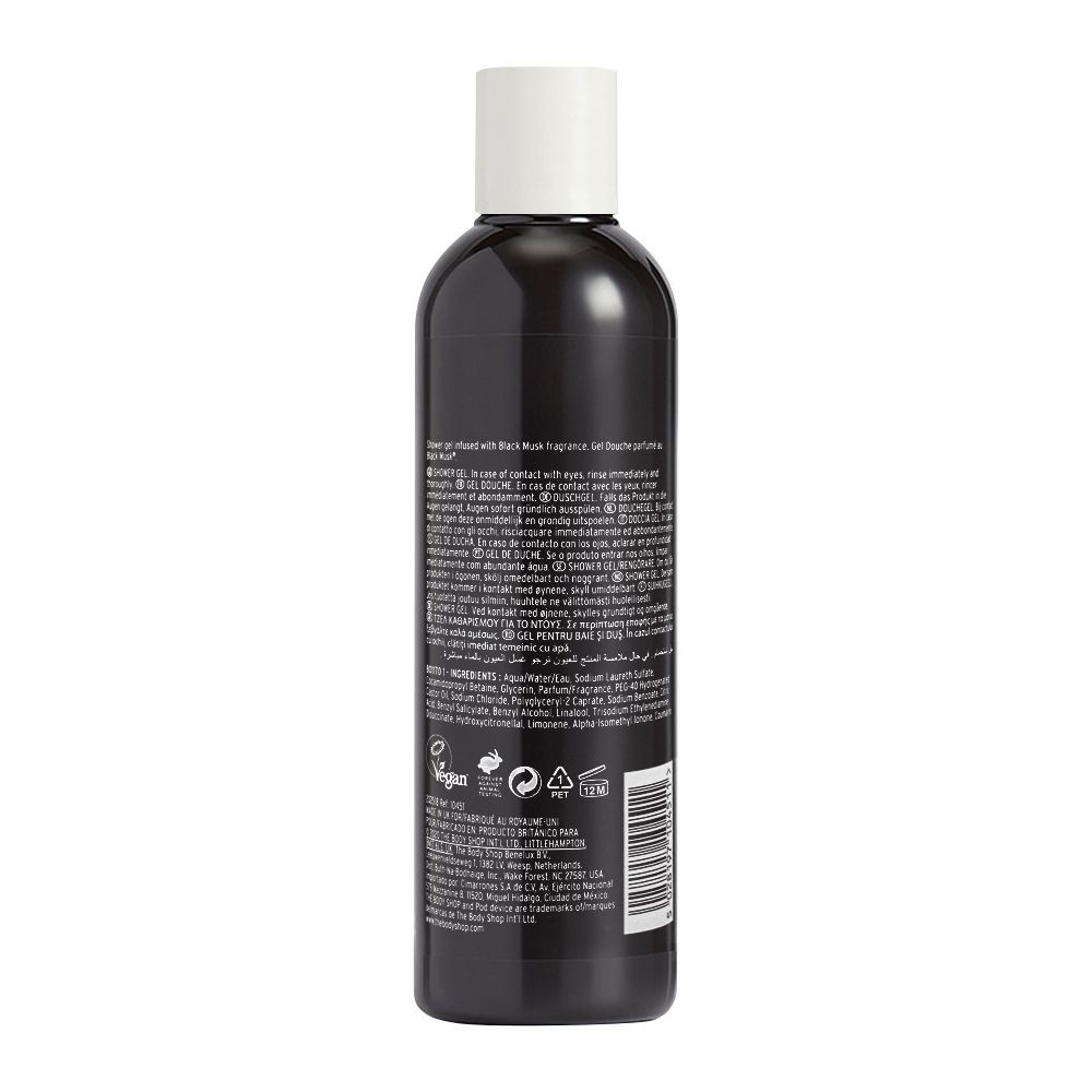 Buy The Body Shop Black Musk Vegan Shower Gel, 250ml Online at Special ...