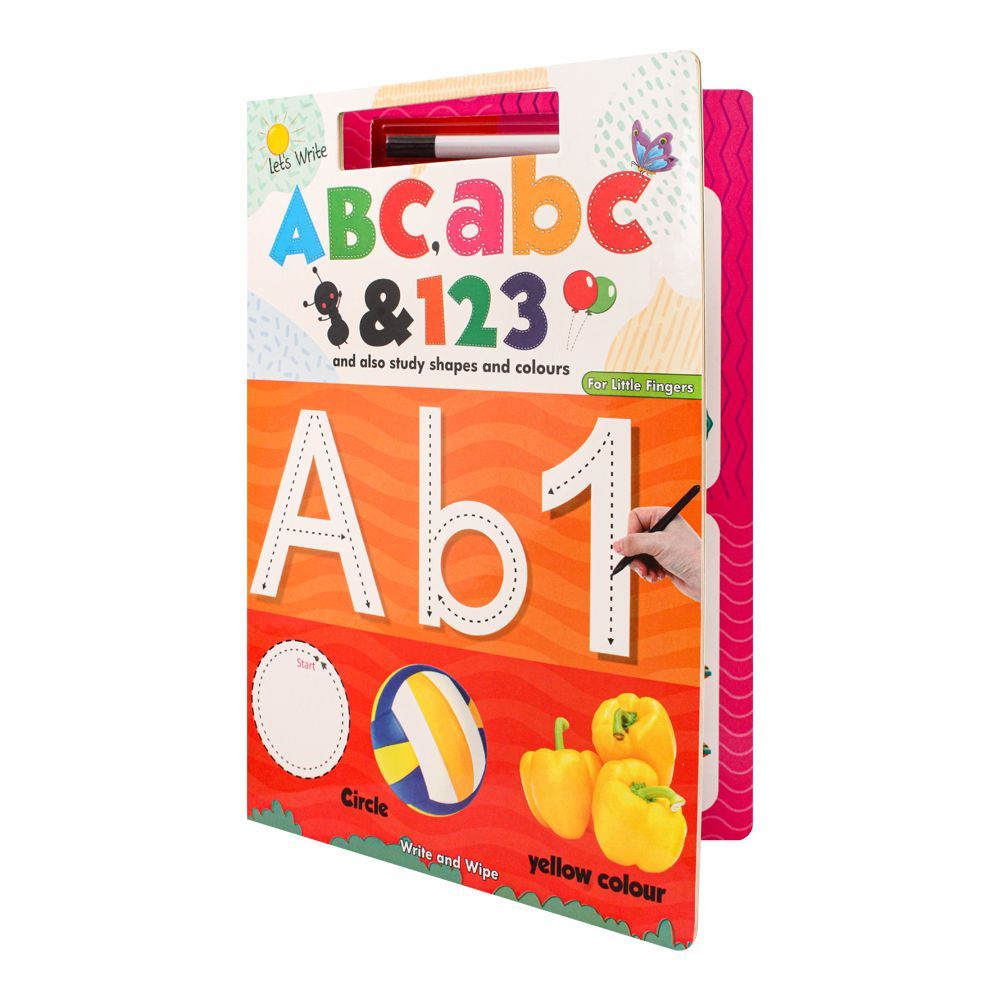 Let's Write ABC, abc & 123 Book