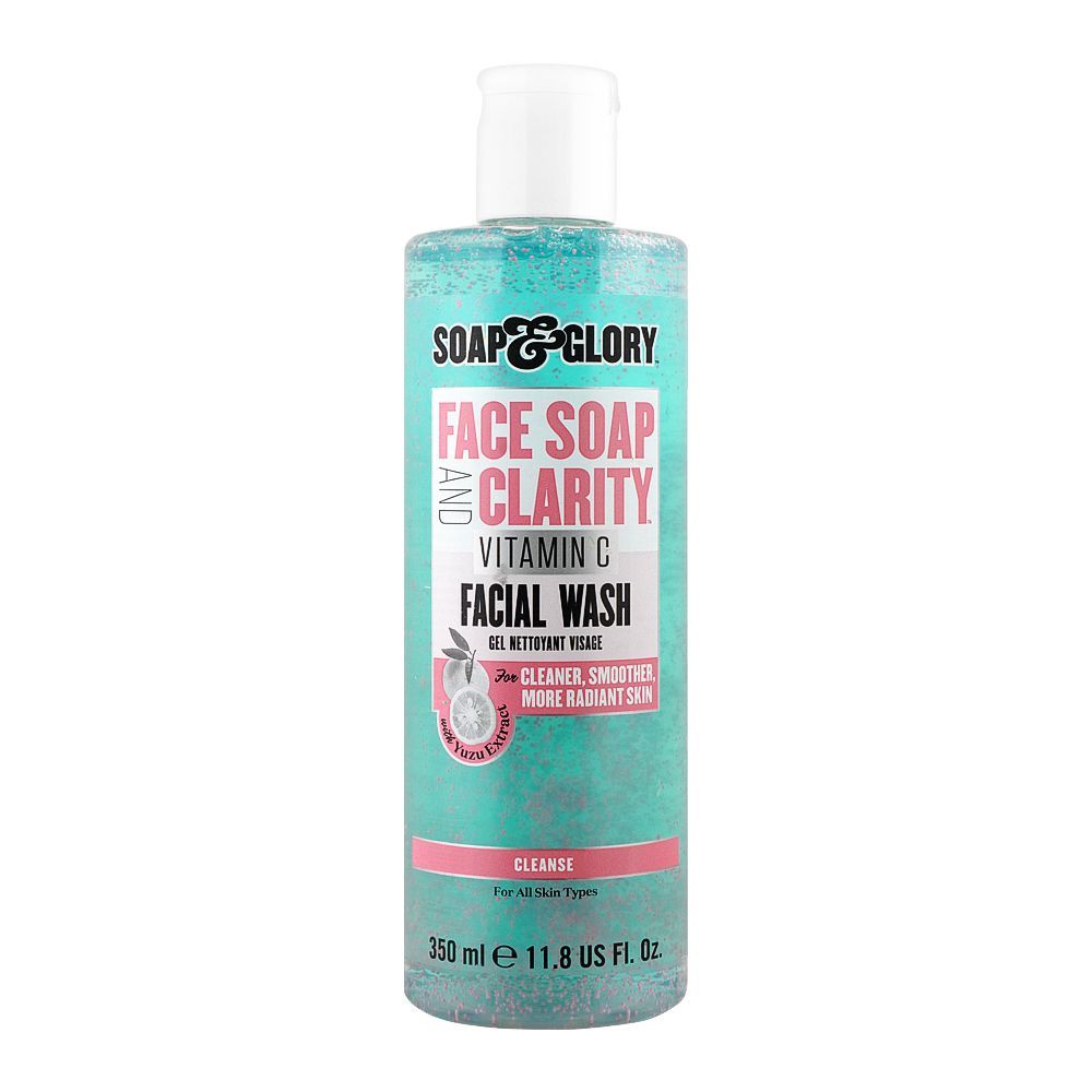 Soap & Glory Face Soap & Clarity Vitamin C Facial Wash, All Skin Types, 350ml