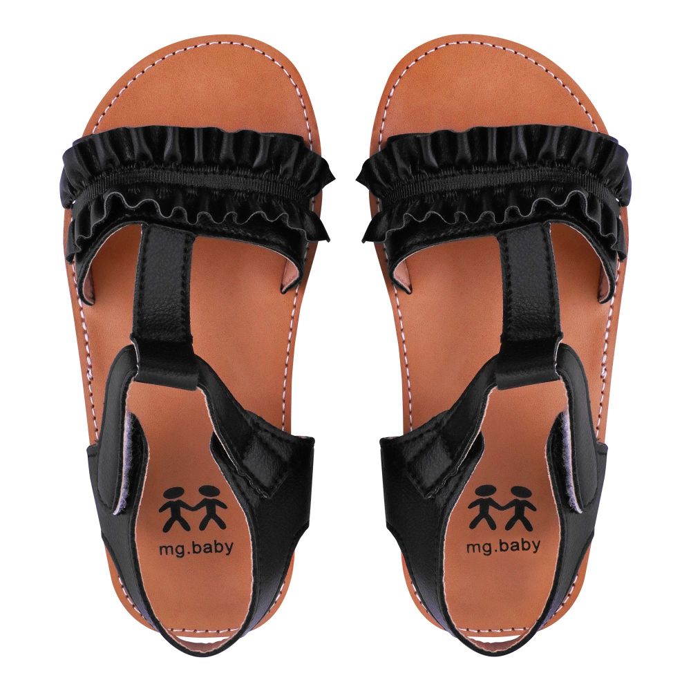 Kid's Sandals, For Girls, Black, V-621