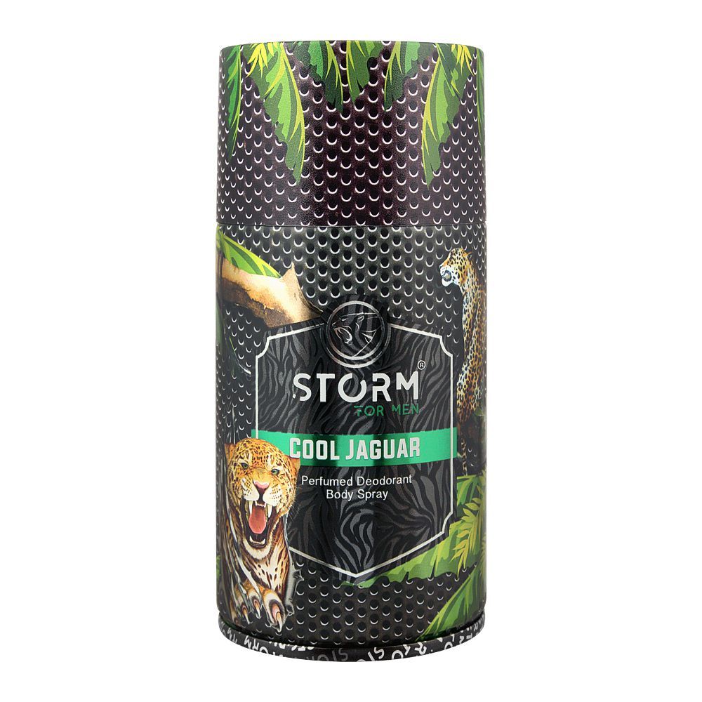 Storm For Men Cool Jaguar Perfumed Deodorant Body Spray, 250ml