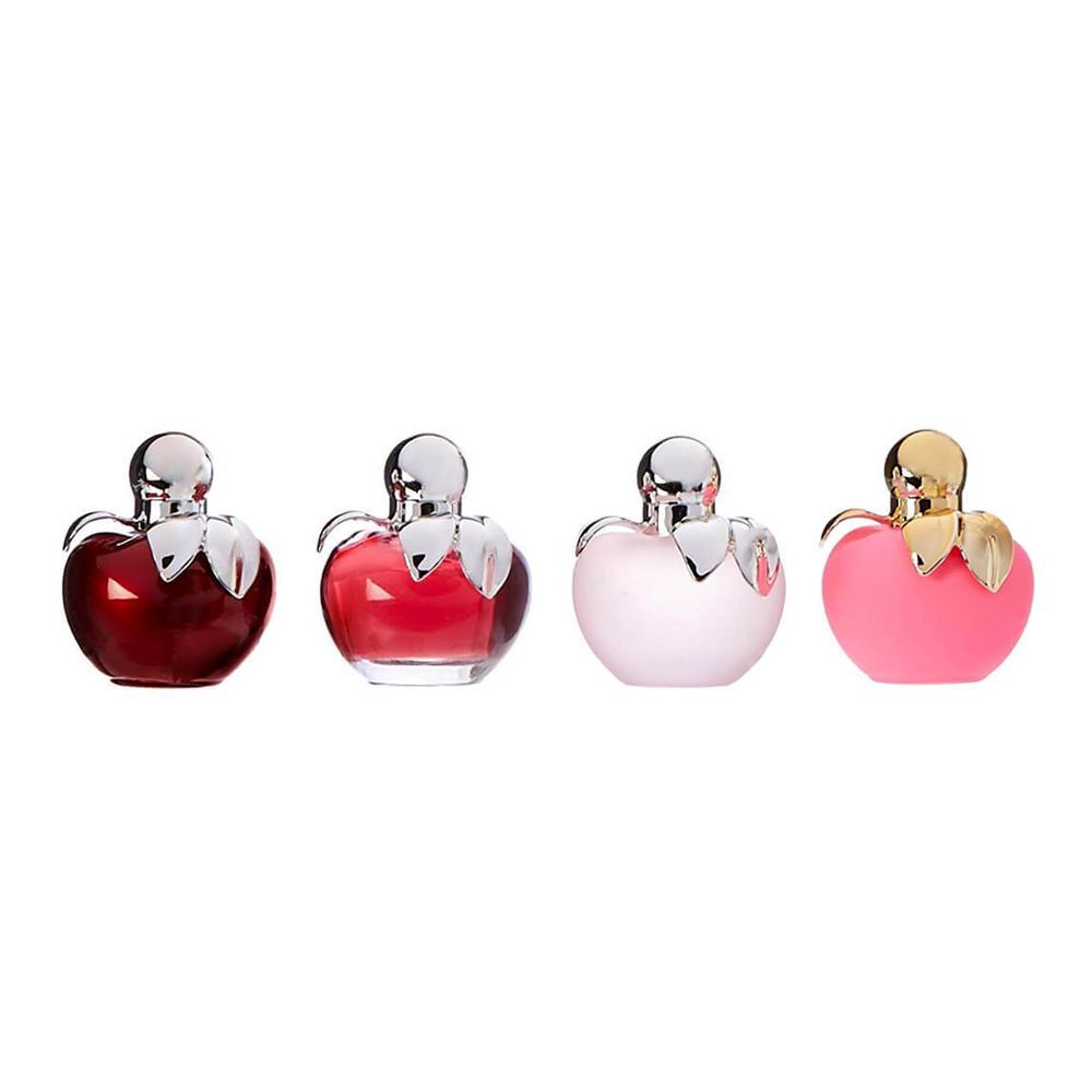 Nina Ricci Mini Perfume Set For Women, Nina L'elixir 4ml + Nina Apple 4ml + Nina L'eau 4ml + Nina Les Delices 4ml