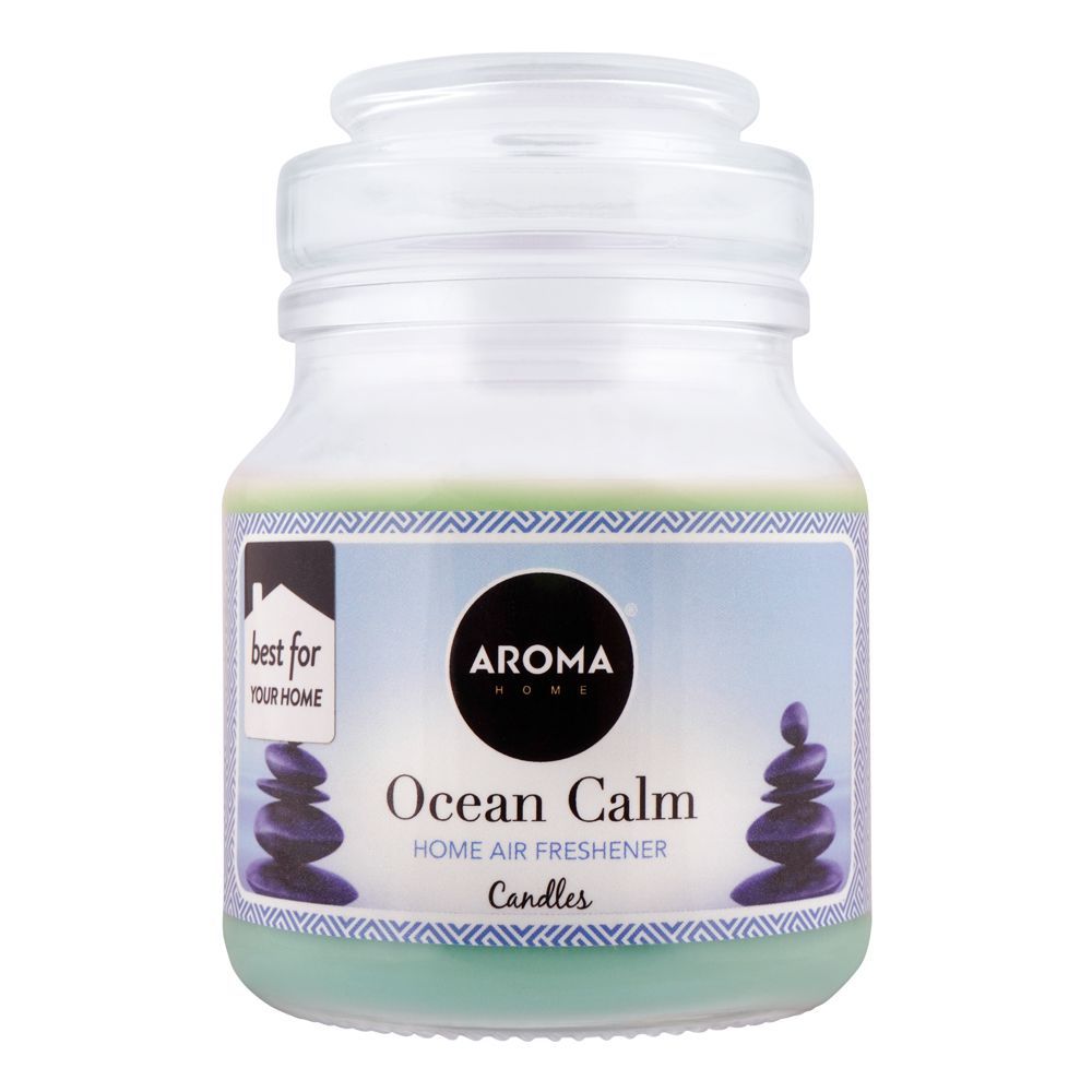 Aroma Home Ocean Calm Air Freshener Scented Candle, 130g