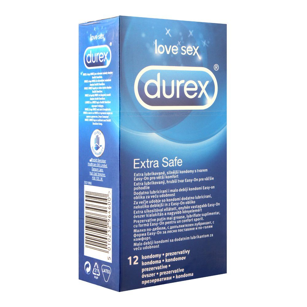 Purchase Durex Love Sex Extra Safe Thicker Condoms 12 Pack Online At Best Price In Pakistan 4259