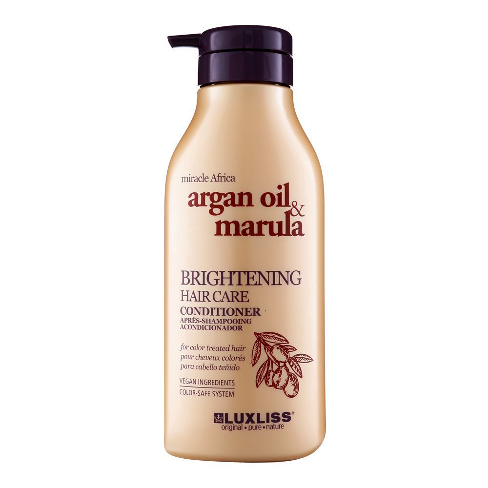 Beaver Luxliss Miracle Africa Argan Oil & Marula Brightening Hair Care Shampoo, Paraben & Sulfate Free, 500ml