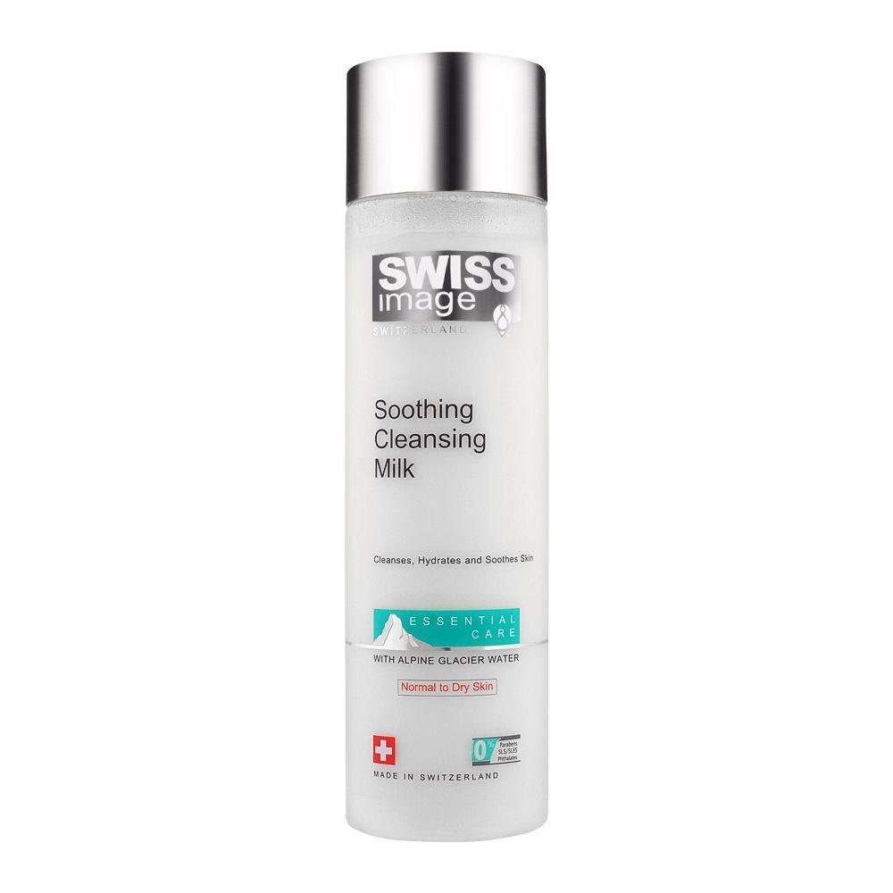 Swiss Image Essential Soothing Cleansing Milk, Normal To Dry Skin, 200ml