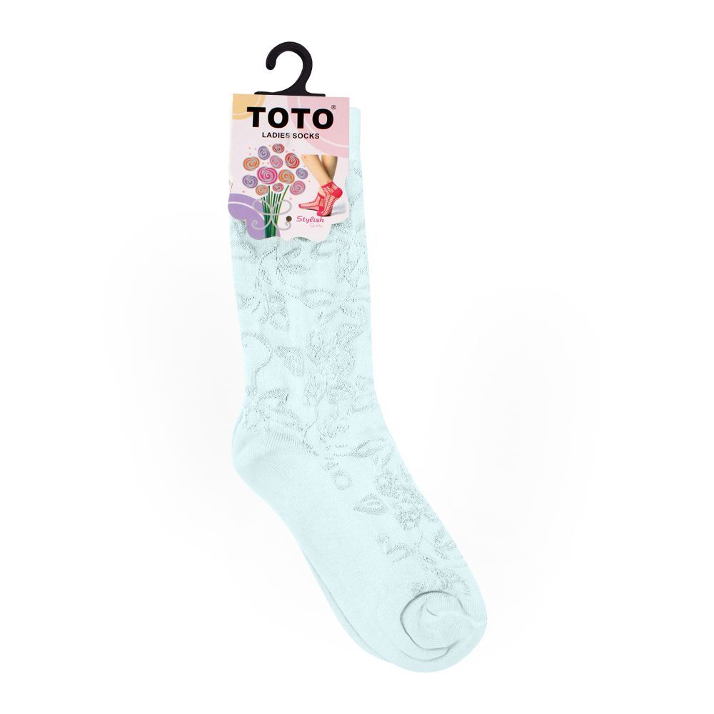 Toto Women's Socks, Sky Blue