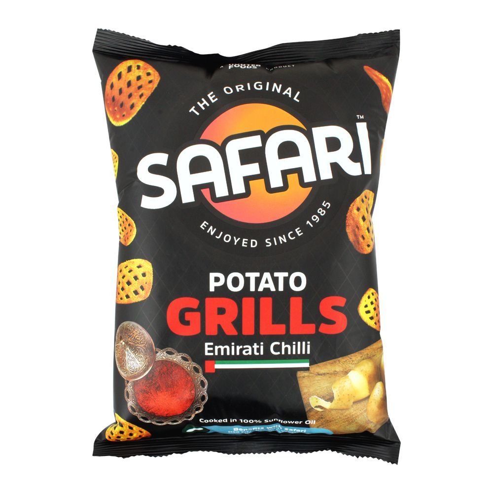 Safari Potato Grills Emirati Chilli Chips, 60g