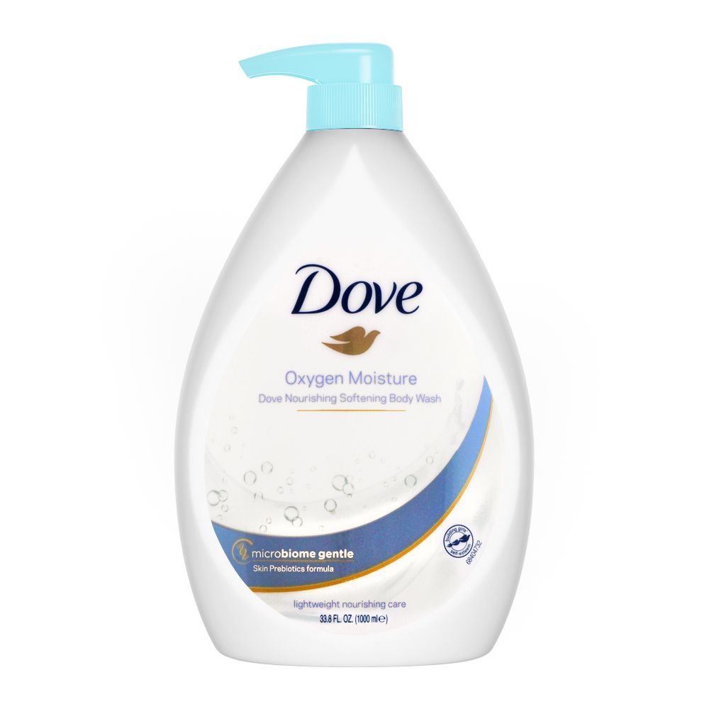 Dove Nourishing Softening Oxygen Moisture Body Wash, 1000ml