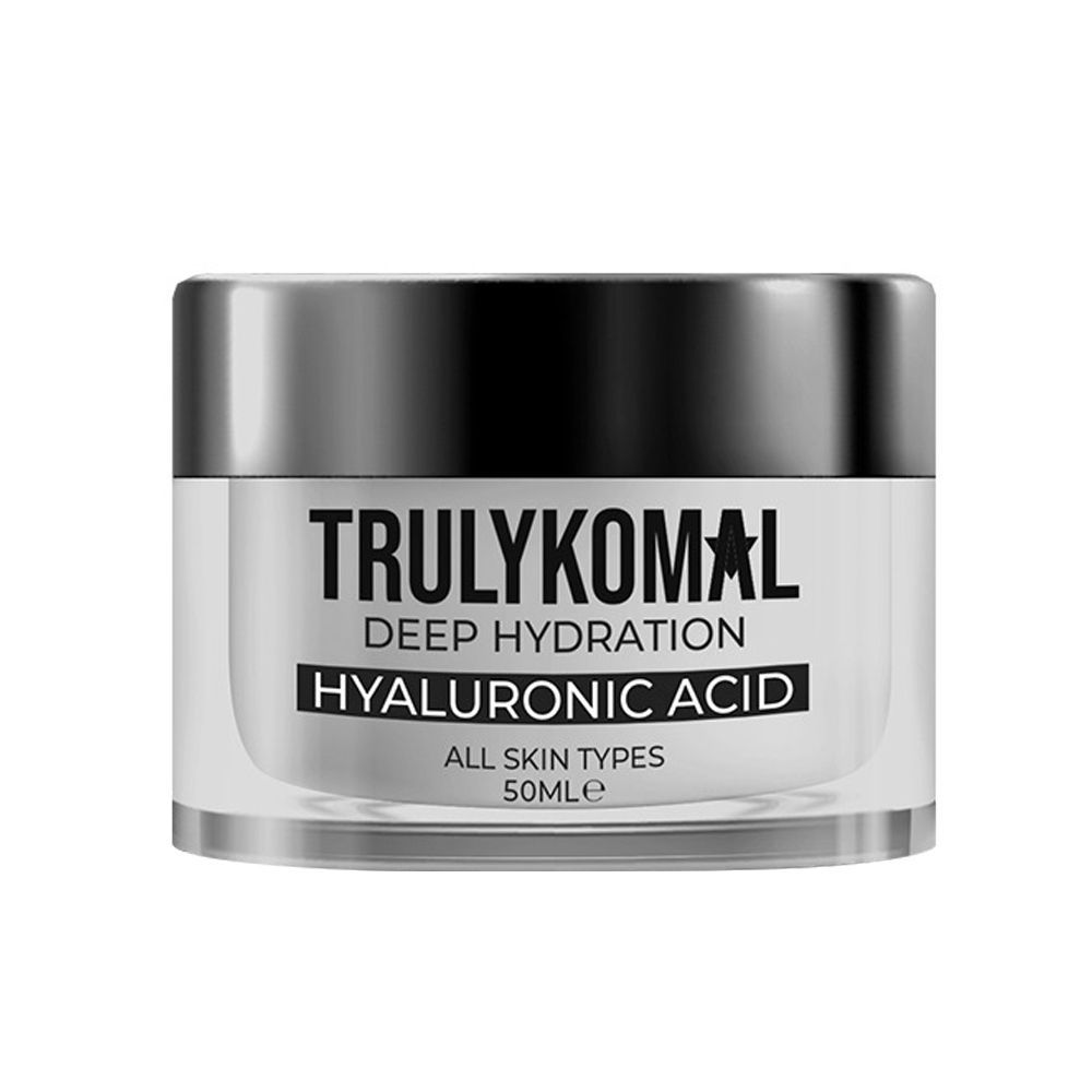 Truly Komal Flawless Hyaluronic Acid Deep Hydration Moisturiser, All Skin Types, 50ml