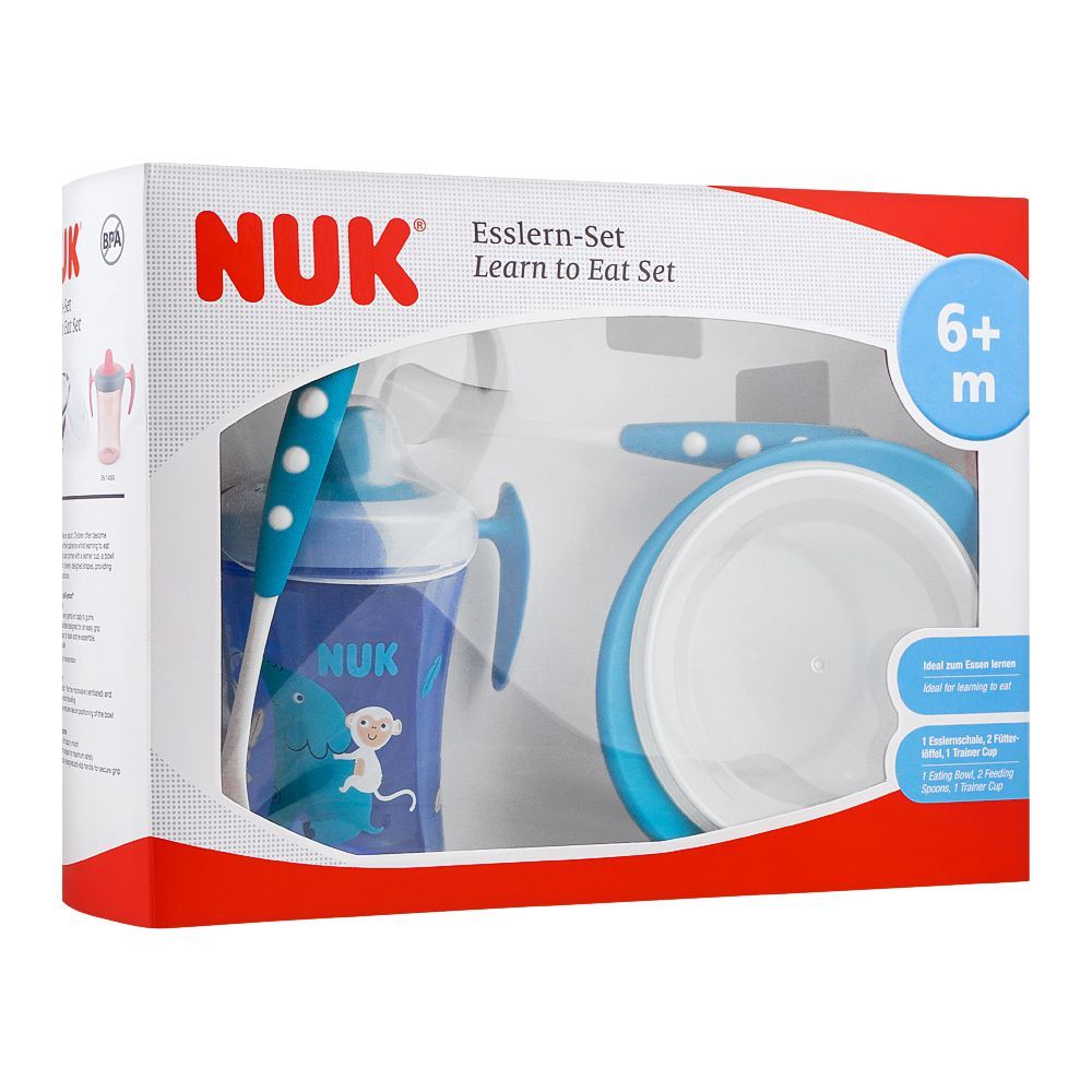 Nuk Learn To Eat Set, 6m+, 628804