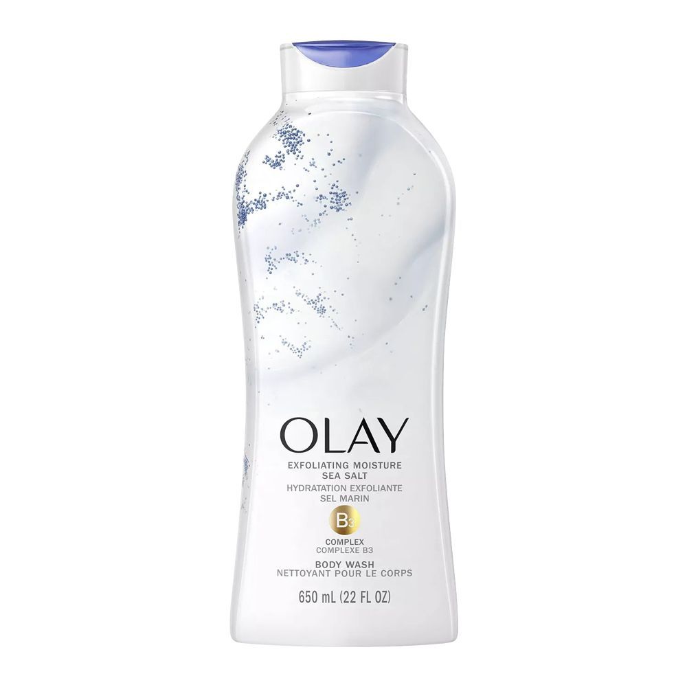 Olay Exfoliating Moisture Sea Salt Body Wash, 650ml