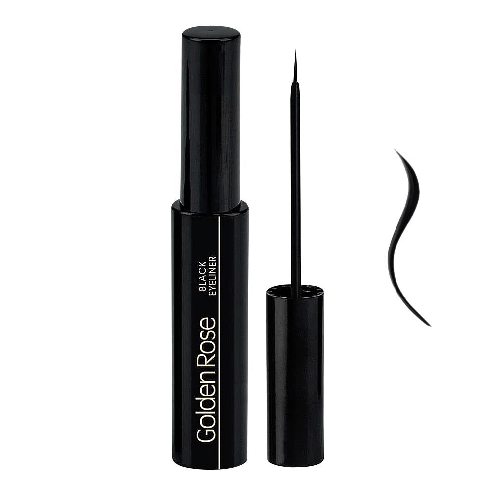 Golden Rose Eye Liner, Black