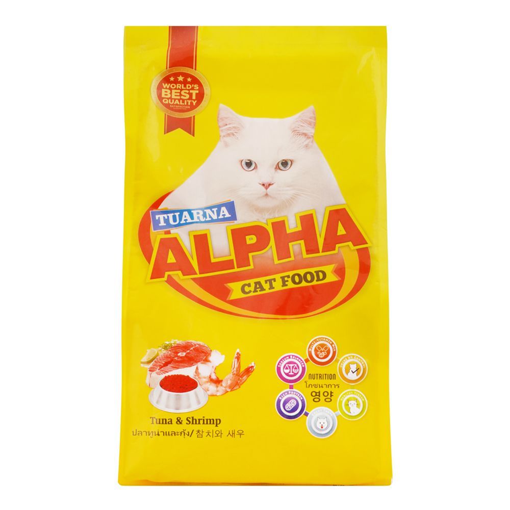 Tuarna Alpha Cat Food Tuna & Shrimp, 450g
