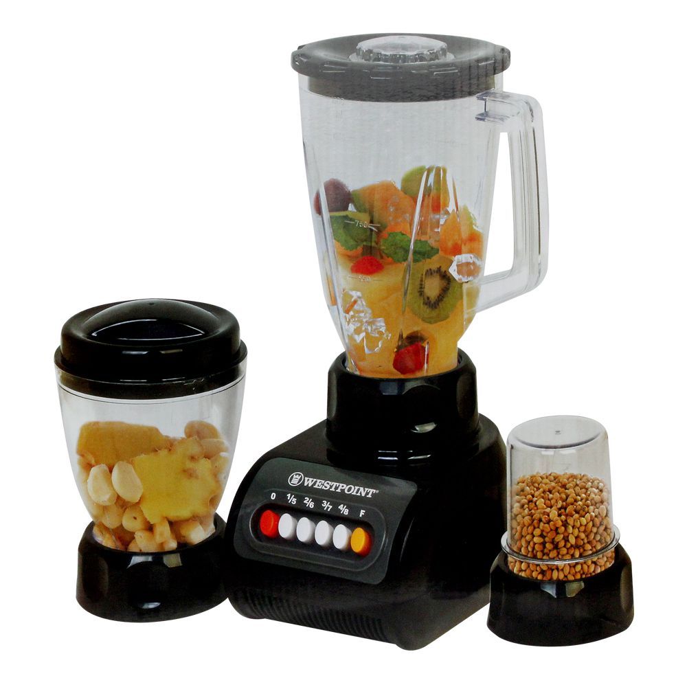 West Point Deluxe 3-In-1 Juicer, Blender & Dry Mill, 350W, WF-9491