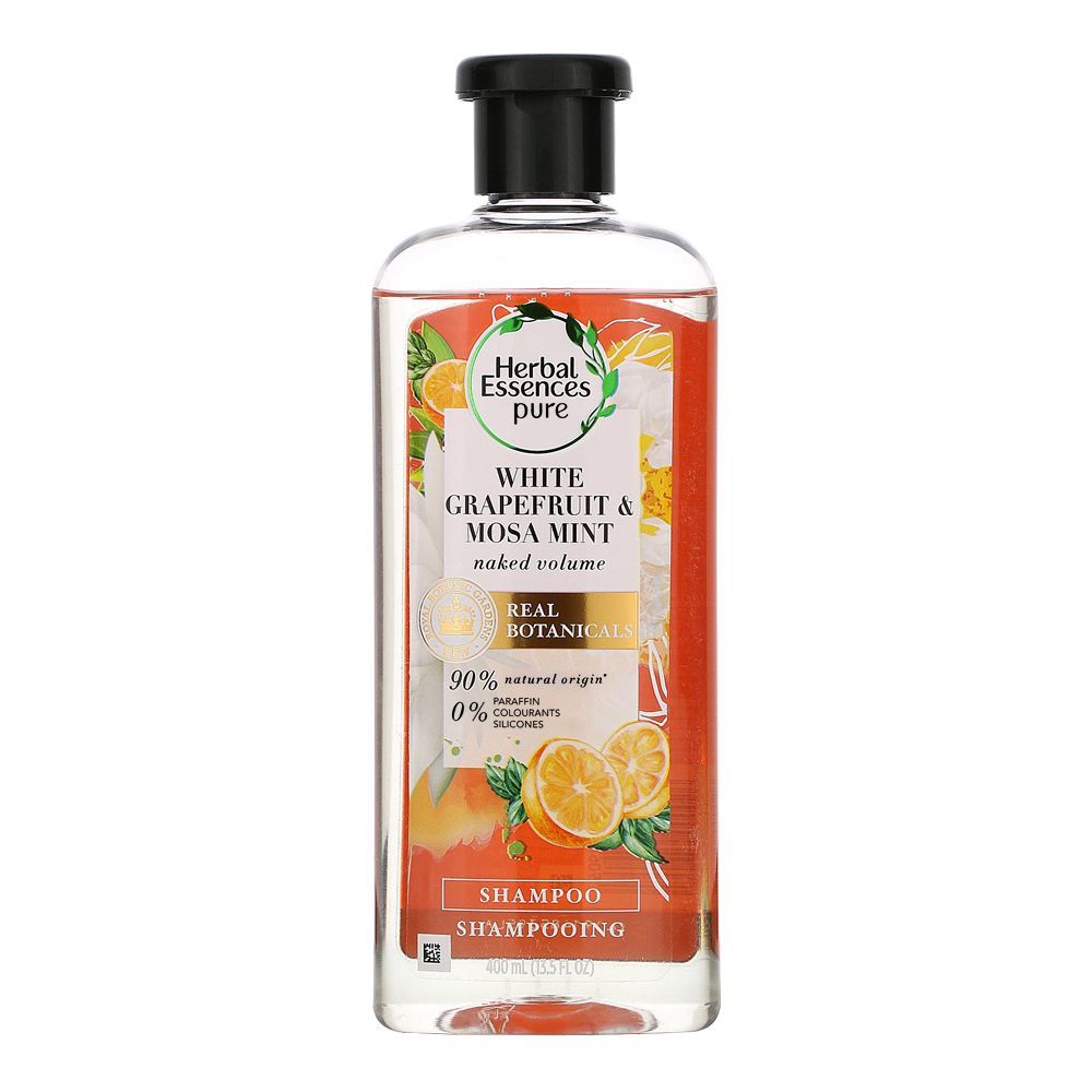 Herbal Essences Pure White Grapefruit & Mosa Mint Volume Shampoo, 400ml