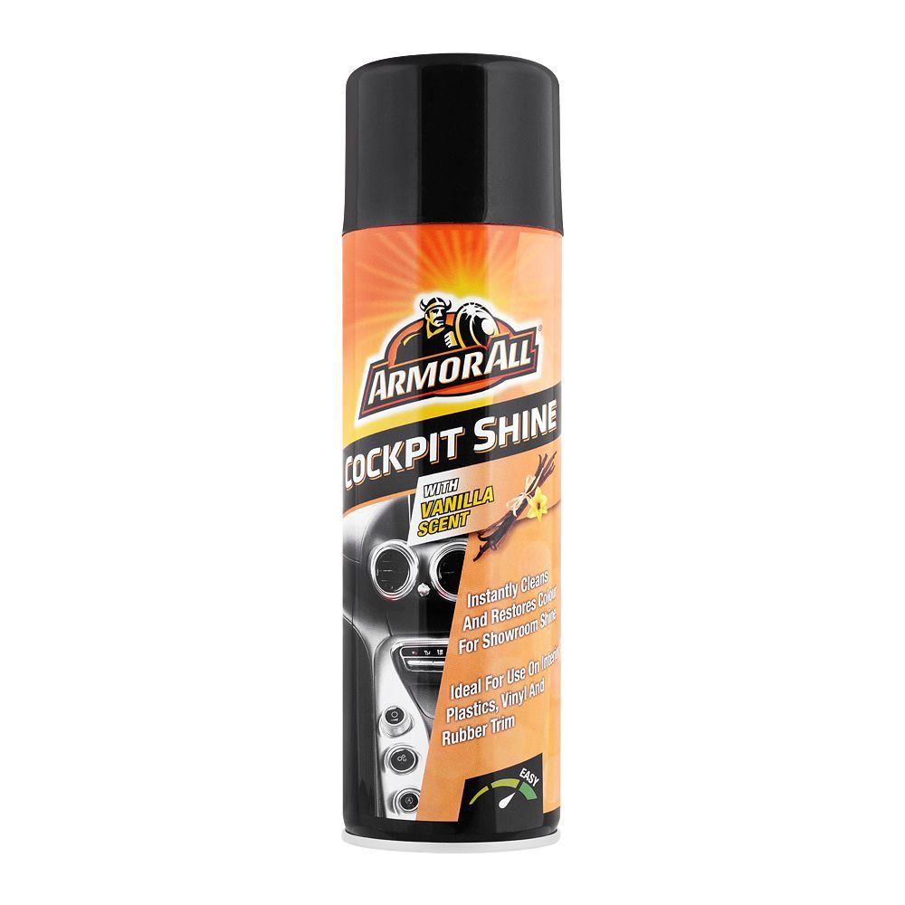 Armor All Cockpit Shine, Vanilla Scent, 500ml